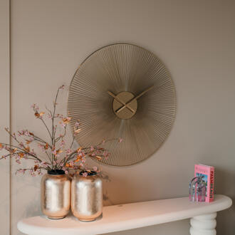 Richmond Interiors Richmond Klok 'Audrey' 90cm, kleur Goud - 90 cm