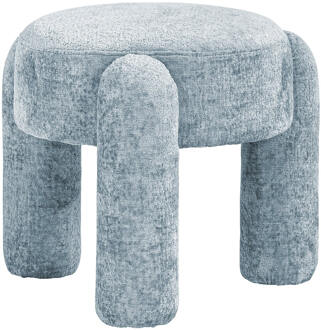 Richmond Interiors Richmond Krukje 'Holly' Chenille, kleur Lichtblauw