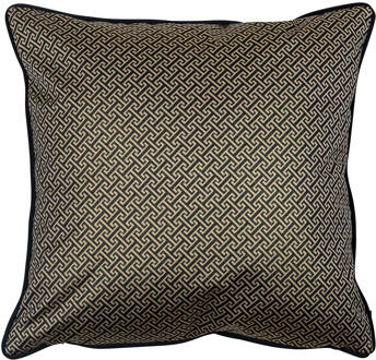 Richmond Interiors Richmond Kussen 'Joey' 50 x 50cm, kleur Zwart - 50 x 50 cm