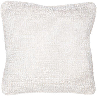 Richmond Interiors Richmond Kussen 'Lina' 45 x 45cm, Chenille, kleur Crème