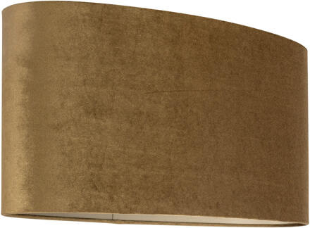 Richmond Interiors Richmond Lampenkap 'Addy' Velvet, 60 x 25cm, kleur Goud - 60 x 25 cm