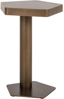 Richmond Interiors Richmond Laptoptafel 'Hexa' 45 x 44cm, kleur Brushed Gold