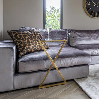 Richmond Interiors Richmond Laptoptafel 'Paramount' kleur Goud