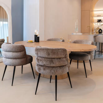 Richmond Interiors Richmond Organische Eettafel 'Riva' Eikenhout, 230 x 110cm - 230 x 110 cm