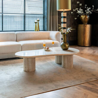 Richmond Interiors Richmond Organische Salontafel 'La Cantera' 150 x 80cm, travertin