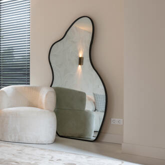 Richmond Interiors Richmond Organische Spiegel 'Aldon' 181 x 91cm, kleur Zwart