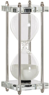 Richmond Interiors Richmond Ornament 'Gigi' Zandloper, klein, kleur Zilver - 19 cm