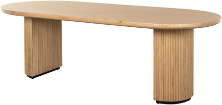 Richmond Interiors Richmond Ovale Eettafel 'Belfort' Eikenhout, 240 x 100cm - 240 x 100 cm