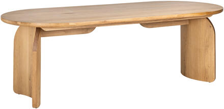 Richmond Interiors Richmond Ovale Eettafel 'Fairmont' Eiken, 270 x 100cm, kleur Naturel - 270 x 100 cm