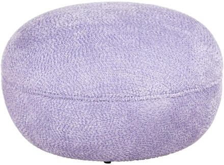 Richmond Interiors Richmond Poef 'Jace' Chenille, kleur Lavender Lila