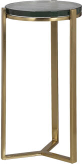 Richmond Interiors Richmond Ronde Bijzettafel 'Aubrey' 29cm, kleur Goud - 29 cm