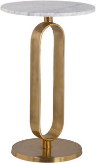 Richmond Interiors Richmond Ronde Bijzettafel 'Celine' Marmer, 40cm - 40 cm