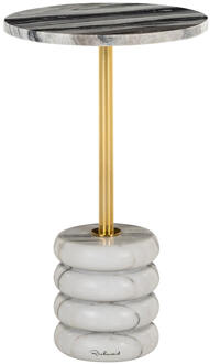 Richmond Interiors Richmond Ronde Bijzettafel 'Isolde' Marmer, 33cm