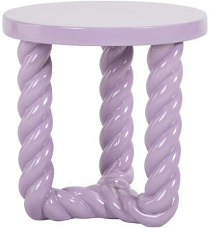 Richmond Interiors Richmond Ronde Bijzettafel 'Rosly' 45cm, kleur Paars - 45 cm