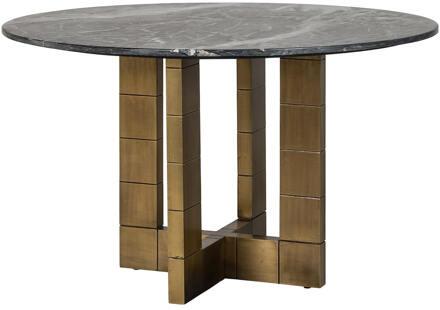Richmond Interiors Richmond Ronde Eettafel 'Collada' Marmer, 130cm - 130 cm