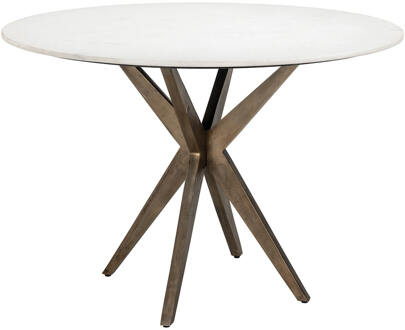 Richmond Interiors Richmond Ronde Eettafel 'Maisy' Marmer, 114cm - 114 cm