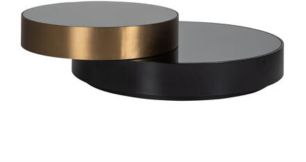 Richmond Interiors Richmond Ronde Salontafel 'Slice' Spiegelglas, 112cm - 112 cm