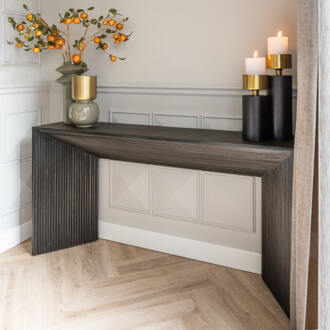 Richmond Interiors Richmond Sidetable 'Gizen' Brass, 160cm - 160 cm