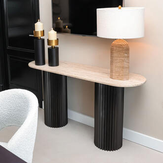 Richmond Interiors Richmond Sidetable Hampton 130 x 40cm, Travertin