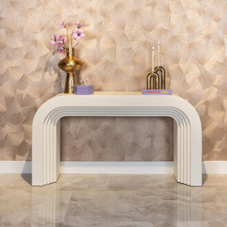 Richmond Interiors Richmond Sidetable 'Rainbow' 150cm, kleur Wit