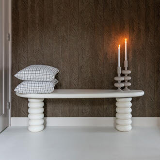 Richmond Interiors Richmond Sidetable/TV-meubel 'Bloomstone' Organisch 170cm, kleur Wit