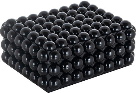 Richmond Interiors Richmond Sieradendoos 'Batool' 25 x 20cm, kleur Zwart - 25 x 20 cm