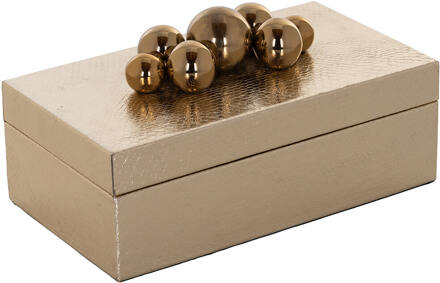 Richmond Interiors Richmond Sieradendoos 'Norah' kleur Goud