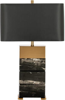 Richmond Interiors Richmond Tafellamp 'Serena' Marmer en goud