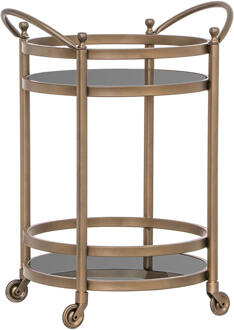 Richmond Interiors Richmond Trolley 'Hendricks' kleur Brushed Gold