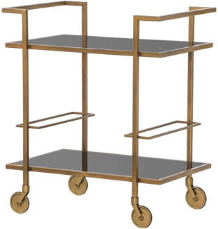 Richmond Interiors Richmond Trolley 'Xo' kleur Brushed Gold