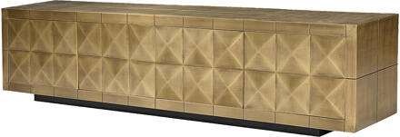 Richmond Interiors Richmond TV-meubel 'Collada' 220cm, kleur Brushed Goud Brushed gold - 220 cm