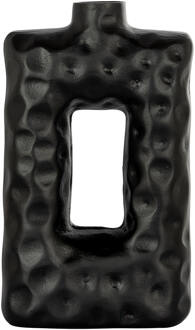 Richmond Interiors Richmond Vaas 'Alain' 41cm hoog, kleur Zwart - 41 cm