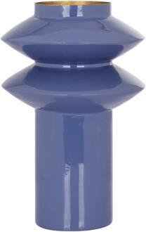 Richmond Interiors Richmond Vaas 'Cedar' 33cm hoog, kleur Blauw - 33 cm