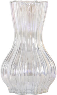 Richmond Interiors Richmond Vaas 'Cracy' Iriserend, 17cm breed - 17 cm