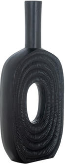 Richmond Interiors Richmond Vaas 'Emar' 41cm, kleur Zwart - 41 cm