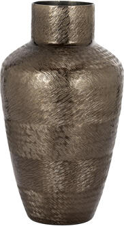 Richmond Interiors Richmond Vaas 'Joah' 29cm hoog, kleur Rookzwart - 29 cm