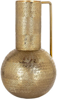Richmond Interiors Richmond Vaas 'Leia' 31cm hoog, kleur Goud - 31 cm