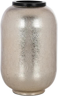 Richmond Interiors Richmond Vaas 'Vesna' 30cm hoog, kleur Zilver - 30 cm