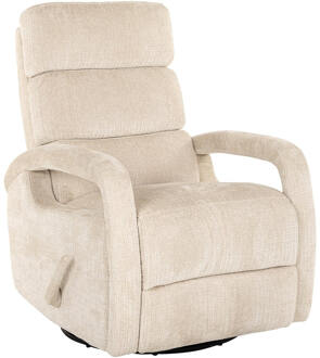 Richmond Interiors Richmond Verstelbare Draaifauteuil 'Denvi' Chenille, kleur Beige