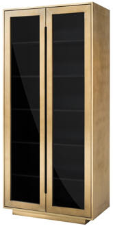 Richmond Interiors Richmond Vitrinekast 'Finsbury' Brass, 209 x 97cm