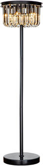 Richmond Interiors Richmond Vloerlamp 'Dagmar' 150cm, kleur Zwart