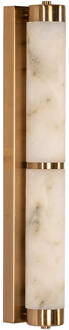 Richmond Interiors Richmond Wandlamp 'Lycke' Marmerlook, 60cm Goud