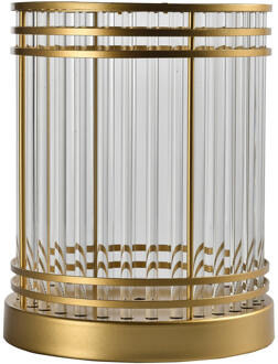Richmond Interiors Richmond Windlicht 'Dyara' 27cm, kleur Goud - 27 cm