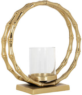 Richmond Interiors Richmond Windlicht 'Merlyn' 31cm hoog Goud - 31 cm