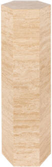 Richmond Interiors Richmond Zuil 'Vespin' Travertin, 90cm hoog Beige