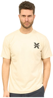 Richmond T-Shirts Richmond , Beige , Heren - 2Xl,Xl,M