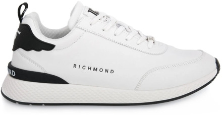 Richmond Witte Cuoio Sneakers Richmond , White , Heren - 43 EU