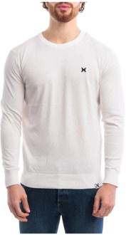 Richmond Witte Jersey Sweater Richmond , White , Heren - Xl,L,M