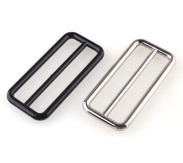 Richter Gesp 40Mm Zilver/Zwart Slide Sluiting Riem Haak Lanyard Gesp Handtas Portemonnee Bagage Singels Maken hardware