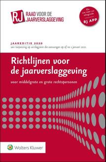 Richtlijnen voor de jaarverslaggeving, middelgrote en grote rechtspersonen 2020